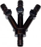 Vt Velda 3 Wegkraan 20 mm Zwart Kunststof