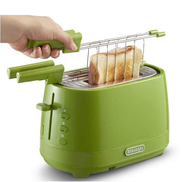 De'Longhi CTLAP2203.GR Broodrooster 2 Sneden Groen 550 W