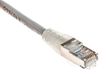 RS PRO Ethernetkabel Cat.5e, 0,5 m, grijze patchkabel, A RJ45 F/UTP stekker, B RJ45, PVC