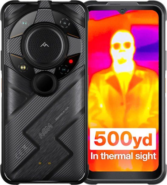 AGM G2 Guardian Outdoor smartphone / 256 GB / zwart / 5G