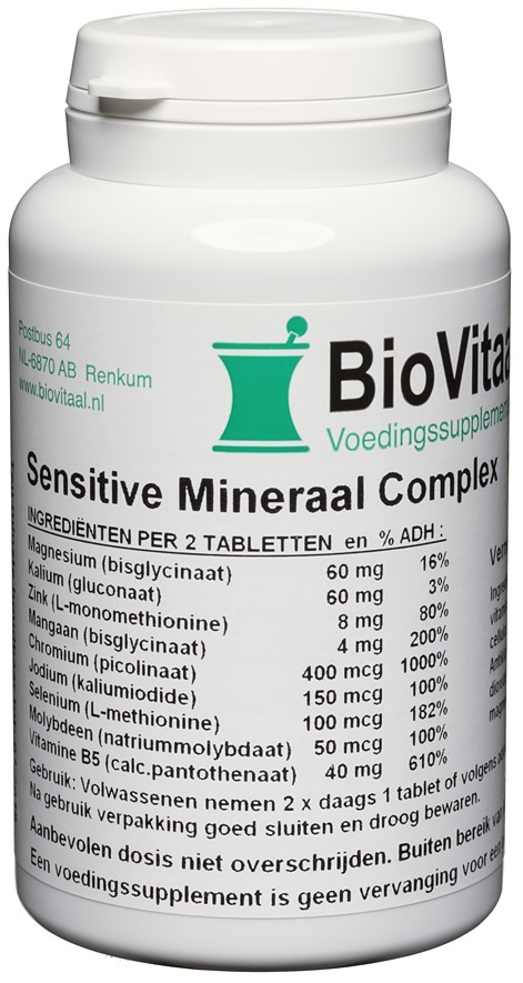Biovitaal Sensitive Mineraal Complex Tabletten