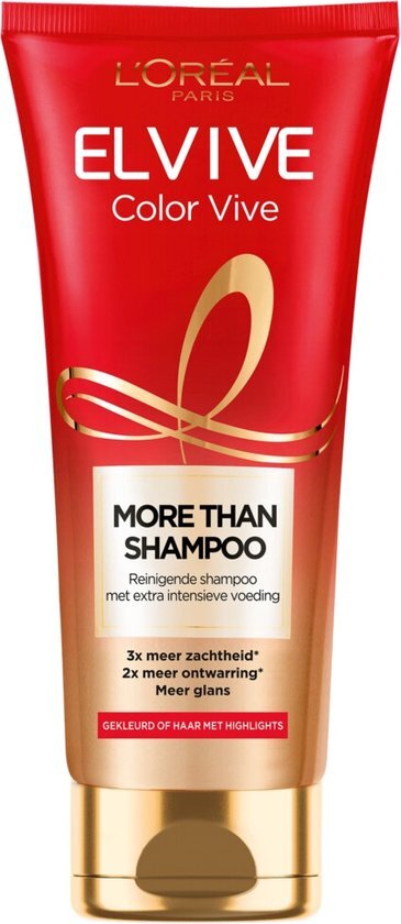 L'Oréal Elvive More Than Shampoo Color Vive - voor gekleurd haar - 200ml