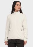 Schöffel Fleece Jk Style Ash Wms Fleecejack voor dames, gebroken wit