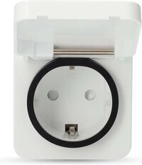 Nedis SmartLife Slimme Stekker - Zigbee 3.0 - IP44 - Energiemeter - 3680 W - Type F - Wit