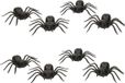 Merkloos / Sans marque Fiestas Guirca Nep/namaak spinnen - 8x - 10 cm - Halloween/Horror dieren - Plastic/kunststof enge dieren