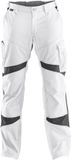 KÜBLER Activiq werkbroek hoog model 2350 - Wit | Grijs - 66