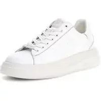 GUESS Elba Lage Sneakers Heren Leer Wit 40