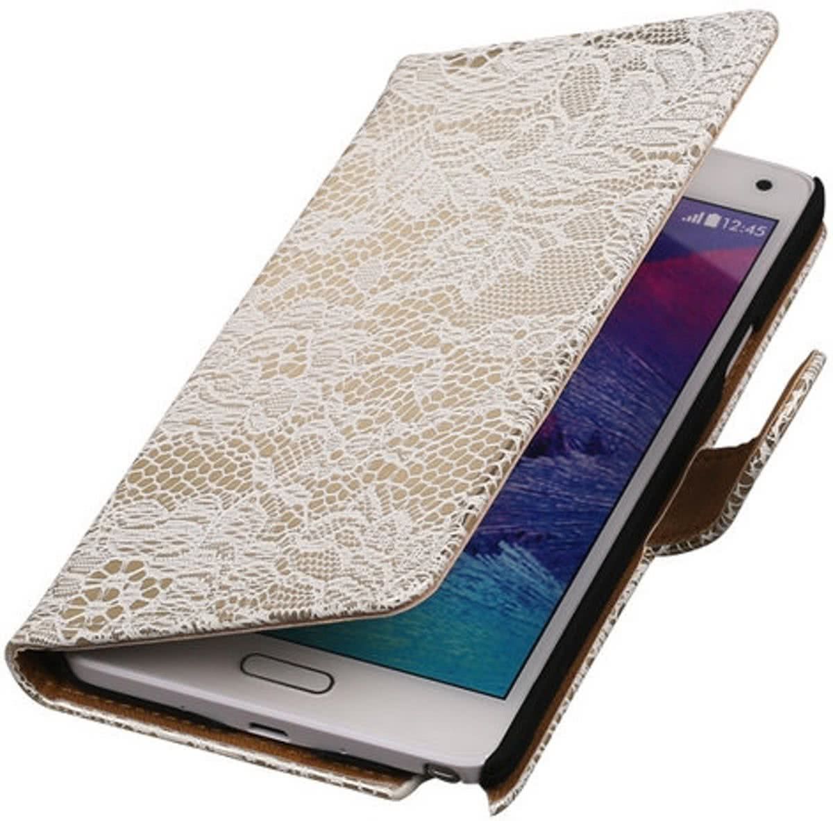 Best Cases Lace Wit Samsung Galaxy Note 4 Book/Wallet Case/Cover Hoesje