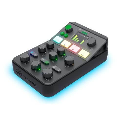 Mackie M-Caster Studio Black desktop live streaming mixer