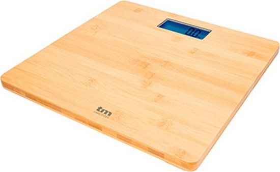 TM Electron Digitale Personenweegschaal - Bruin Bamboe