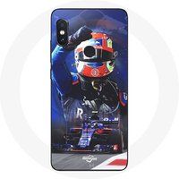 Maniacase Hoesje voor Xiaomi Redmi Note 5 Pro Formule 1 Pierre Gasly F1 Coureur Rood Blauw