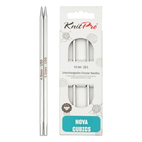 KnitPro Nova Cubics verwisselbare breipunten 4.00mm