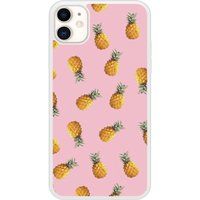 Apple Bedrukt siliconen hoesje compatibel met iPhone 11 Pluie d'ananas