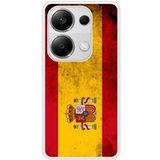 Xiaomi Redmi Note Drapeau espagne Verstevigd hoesje met sublimatie bedrukking
