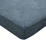 Lyocell hoeslaken, 160 x 200 cm, jade, bedrukt Origin