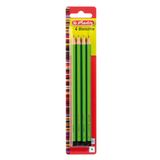 Herlitz 8670036 grafietpotlood 4 stuk(s)
