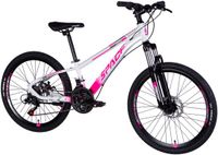 Mercury Kinderfiets 24 inch Wit/Roze