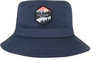 Hatland - UV-Vissershoed met logo voor volwassenen - Yolo - Marineblauw - maat 61CM
