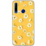 Huawei Honor 20 Lite Siliconen hoesje - ontwerp marguerittes