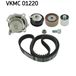 SKF Pompe à eau + kit de courroie crantée Vkmc 01220 Audi 038 109 454 A