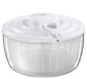 Küchenprofi Wave slacentrifuge met trekkoord, slakom met deksel en mand, demonteerbaar voor eenvoudige reiniging, hoogwaardig kunststof, inhoud 3,25 l, diameter 24 cm