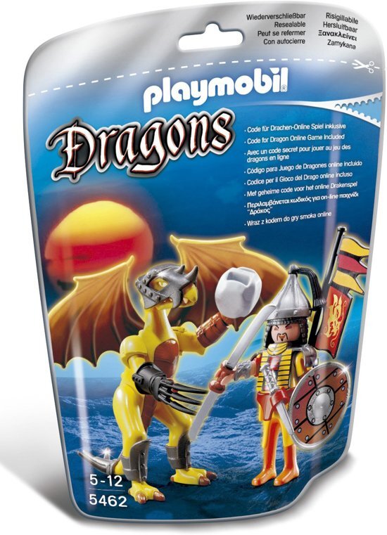 playmobil Steendraak met krijger - 5462