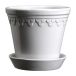 Bergs Potter Cache-pot émaillé Københavner Ø16 cm Mineral White