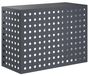 Housse de climatiseur anthracite 110 x 50 x 80 cm acier