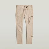 G-Star Zip Pkt 3D Skinny Cargo 2.0 Heren Joggingbroek Katoen Elastaan Beige W33/L32