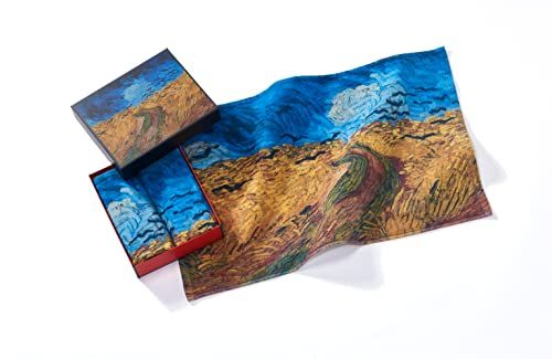 Musearta Unisex gastendoekjes Wheatfield with Crows Van Gogh 40 x 60 cm - Set van 2