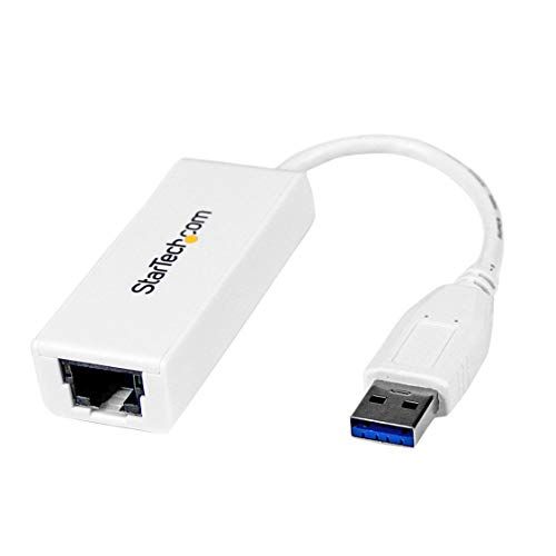 StarTech USB 3.0 naar Gigabit Ethernet Netwerkadapter, 10/100/1000 Mbps NIC, USB naar RJ45 GbE LAN Adapter voor PC, Laptop of MacBook (USB31000SW)
