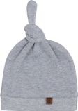 Baby's Only Knoopmutsje Melange - Grijs - 0-3 mnd