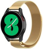 By Qubix Qubix Milanese bandje Goud voor Huawei Watch GT 6 / GT 6 pro 46mm
