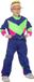 Wilbers & Wilbers Jaren 80 Retro Trainingspak Zo Fout Als Maar Kan Kind Kostuum BlauwGroenRoze Polyester