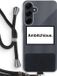 Case Company® - Samsung Galaxy A55 Hoesje met Koord - Ambitchious - Zwart - TPU Back Cover