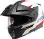 Schuberth E2 Defender Blanc Bleu Casque Modulable M