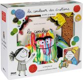 COFFRET Couleurs des émotions. Pop-up et peluche multicolore: Coffret avec une peluche multicolore collector