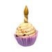 Croci Pet's Party Cupcake verjaardagstaart voor honden, aanvullende hondensnack, zonder toegevoegde suiker, 65 g