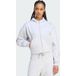 adidas Z.N.E. Cropped Sweatshirt Met Lange Ritssluiting, maat Large