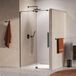 Brauer Stellar - Nisdeur - 2-Delig - Draaiend - Helder Glas - 100 x 200 cm - Omkeerbaar - incl. Glascoating - PVD Gunmetal Geborsteld