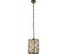 Searchlight BIJOU Pendel Hanglamp Kristal Messing