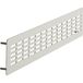 Häfele Grille de ventilation H3640 carrée 500x80 mm acier inoxydable avec goupilles d'arrêt fendues