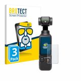 BROTECT - Screenprotector voor DJI Osmo Pocket 3 - Folie Beschermfolie Beschermglas matte 3 Stuks