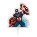 Dekora Avengers Captain America Verjaardagstaart 2D - 7,5 cm