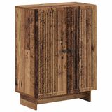 vidaXL - Badkamer Opbergkast EDE Oud hout 59,5 x 31 x 80 cm Bewerkt hout