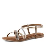 Tamaris Dames Plateau Sandalen Goud Maat 41