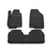 OMAC 4015444 Ensemble de tapis de sol noir, ETP (élastomère thermoplastique)