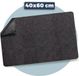 Pasper Paillasson - 40 x 60 cm - Anthracite - Polyester/Caoutchouc - Lavable