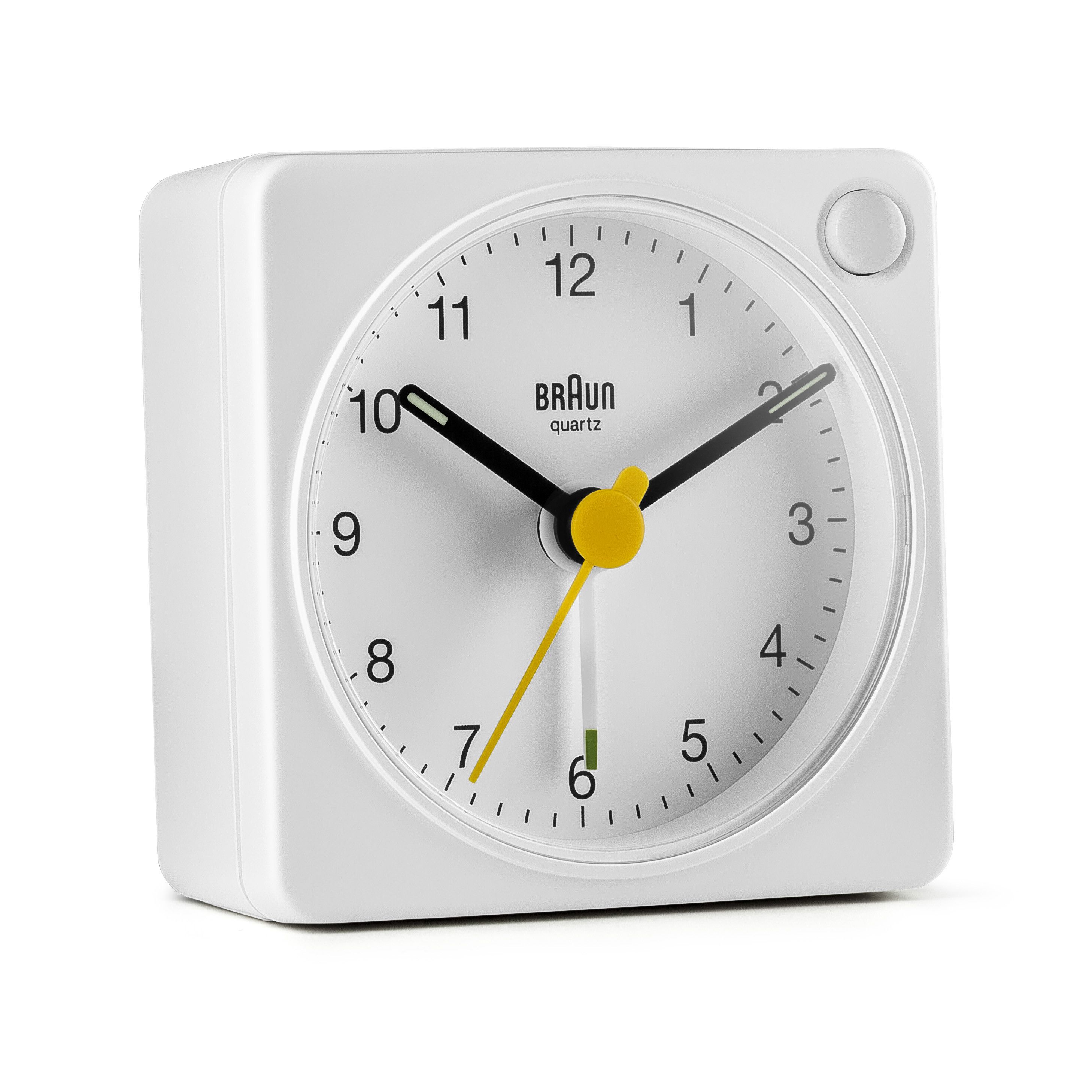 Braun BC02XW - Wekker - Analoog - Wit - Reiswekker