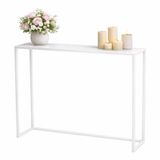 Anwicar Consoletafel Loft - Wit 80x20,5x10 cm